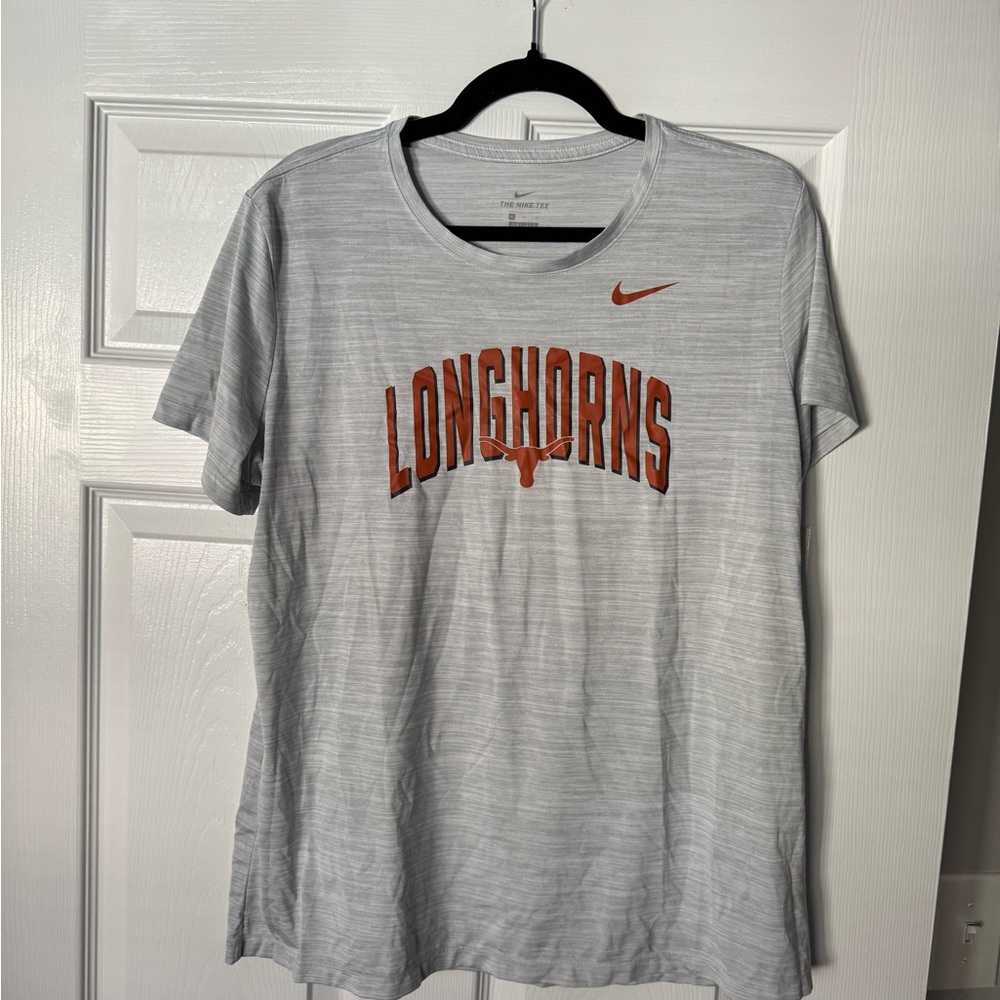 Nike Dri-FIT Light Gray Longhorns Tee